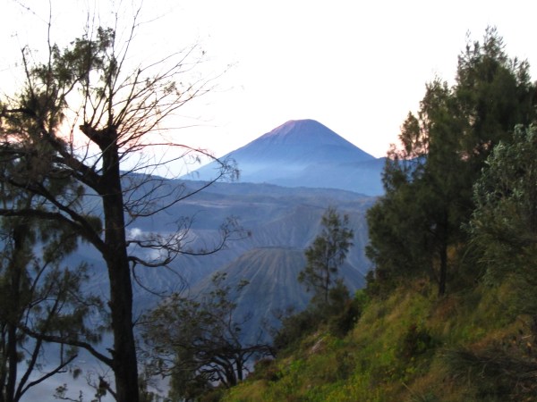 Watching the sunrise over the Tengger Massif