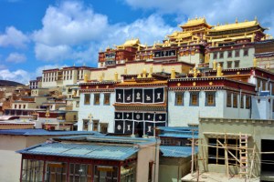 The Songzanlin Monastery in Shangri-La, China